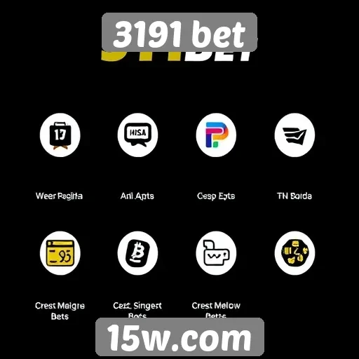 Métodos de pagamento disponíveis em 3191 bet